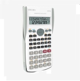 Resim Deli Bilimsel Hesap Makinesi 240f-10+2 Digits Beyaz D82ms 
