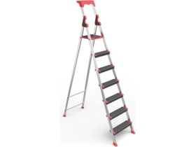 Resim Butik Mey Ithalat® Saraylı Professional Alüminyum Merdiven 6+1 