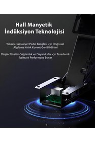 Resim pxn PD HM Hall Manyetik Sensörlü Gaz ve Fren Pedalı - Tam Metal Profesyonel Yarış Pedalı 