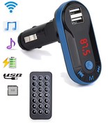 Resim Factorial Bluetooth Fm Transmitter Tüm Araç Modelleri Uyumlu Araba Mp3 Çalar Çakmaklık USB 