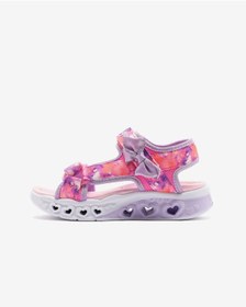 Resim Skechers Flutter Hearts Sandal-blurry Love Büyük Kız Çocuk Pembe Işıklı Sandalet 303110l Pklv Pembe 
