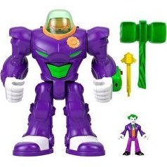 Resim Imaginext DC Super Friends Joker'in Çekiçli Mekanik Robotu JDL06 