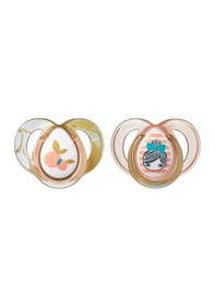 Resim Tommee Tippee Moda Emzik Kız 6-18 Ay + Emzik Askısı-9153 Çok Renkli 
