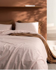 Resim Madame Coco Alida King Size %100 Pamuk Ranforce Baskılı Nevresim Takımı - Pudra 8684427294062 Pudra 