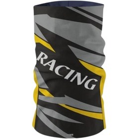 Resim Puff Bandana Boyunluk, Maske Ve Rüzgazlık Racıng Logolu 