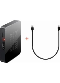 Resim Gplus 4KHD102M 1x2 HDMI 4K Ultra Hd 2160P 1 Giriş 2 Çıkış Mini Splitter Görüntü Çoklayıcı 