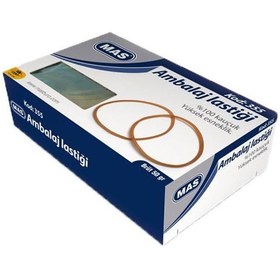 Resim Mas Ambalaj Lastik Kutu Midi %100 Kauçuk 50 GR 355 