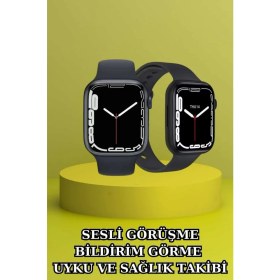 Resim 3.nesil Tws Bluetooth Kulaklık ve Dokunmatik Ekran Akıllı Saat Sesli Görüşme 