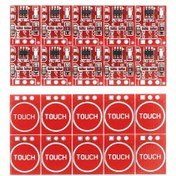 Resim 50 adet TTP223 Dokunmatik Düğme Modülü, Kapasitör Tipi, Tek Kanal, Kendiliğinden Kilitleme Dokunmatik Anahtar Sensörü Arduino için tasarlanmıştır. 
