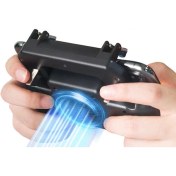 Resim Özel Soğutucu Fanlı (2000 Mah) Telefon Tutucu Mobil Game Oyun Kolu Aparatı ((4.6 - 6.5 Inç Uyumlu)) 