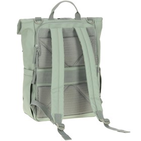 Resim Lassig Rolltop Up Bebek Bakım Sırt Çantası Silver Green 