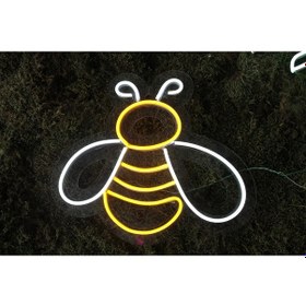 Resim Neon Tabela Neon Dekoratif Duvar Aydınlatması Arı Renkli 