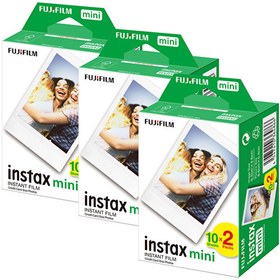 Resim Fujifilm Instax Mini 20'li Film 3'lü Set 60 Poz 