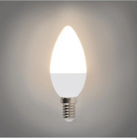 Resim E14 Ince Duylu Günışığı Işık 7 Watt Mum Led Ampul 