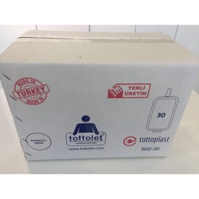 Resim tottolet Elektrikli Ledsörlü Otomatik Hijyenik Klozet Kapak Sistemi Rulosu 30'lu Paket 