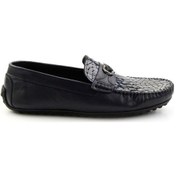 Resim Lacivert Leather Erkek Loafer Ayakkabı E01757714803 Lacivert 