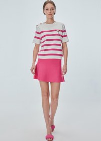Resim Kloş Mini Pembe Etek - Pembe / M 