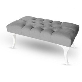 Resim aldagelsin Kapitoneli Ayak Ucu Kapı Önü Antre Bench Puf 110 cm 