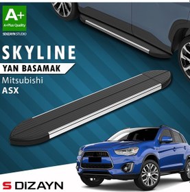 Resim S-dizayn Mitsubishi Asx Skyline Krom Yan Basamak 183 Cm 2010 Üzeri A+ Kalite 
