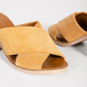 Resim Shoes & More Kadın Bej Dennıs Topuklu Terlik 