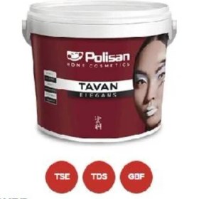 Resim Polisan Elegans Tavan Boyası 17,5 Lt Beyaz Mat 17 m²/L Antibakteriyel Küf ve Mantar Koruması 