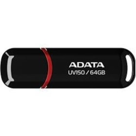 Resim Adata Uv150-64gb Usb3.2 Gen1 Black Flash Bellek 