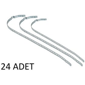 Resim Aks Körük Kelepçesi Universal 9mm Kısa Pkt 24 Lük Paslanmaz Galvenizli Saç 