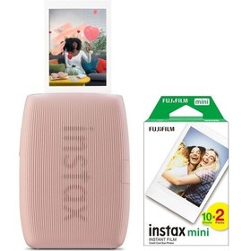 Resim Mini Link 3 Pembe Akıllı Telefon Yazıcısı Ve 20'li Mini Film 1 