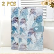 Resim 2 Adet Şık Takı Organizatör Kitabı Cepli, 120 Yuvalı - Yüzükler, Kolyeler, Küpeler & Daha Fazlası İçin Dayanıklı PVC Seyahat Çantası - Mükemmel Hediye Fikri, Güzellik Depolama, Hediye, Diğer (Aksesuar Organizatörleri) 