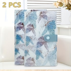 Resim 2 Adet Şık Takı Organizatör Kitabı Cepli, 120 Yuvalı - Yüzükler, Kolyeler, Küpeler & Daha Fazlası İçin Dayanıklı PVC Seyahat Çantası - Mükemmel Hediye Fikri, Güzellik Depolama, Hediye, Diğer (Aksesuar Organizatörleri) 