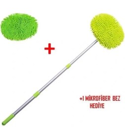 Resim Yedek Bezli Mikrofiber Araba Yıkama Fırçası 