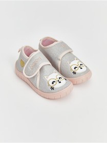 Resim LC Waikiki LCW Kız Bebek Kedi Nakışlı Panduf 