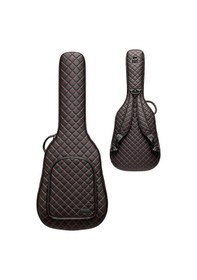 Resim Klasik Gitar Çantası-kılıfı-kalın-gigbag-kırmızı Kapitoneli-suni Deri 