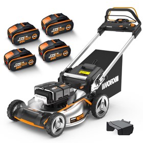 Resim WORX WG761E 80Volt 4.0Ah. Li-ion 51cm Profesyonel Kömürsüz Şarjlı Çim Biçme 