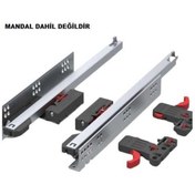 Resim Samet 400 mm 30 Kg Smart Slide Çift Açılım Bas Aç Ray (Mandal Hariç) (127210424) 