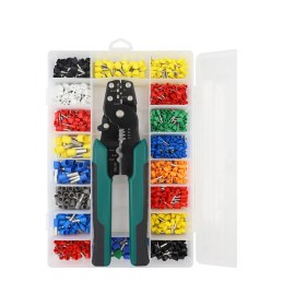 Resim Skycity 960 Adet 18 Tipi E Serisi Boru Tipi Bağlantı Terminali Seti - 0.5-10mm² Teli İçin Multifonksiyonel Pres Makinesi Ve Depolama Kutusu Dahil 