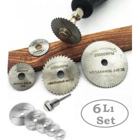 Resim Neler Geldi Neler Dremel Matkap Testere Diski 6 Parça Set Ince Kesim Mini Testere Hobi Testeresi Matkap Ucu Testeresi 