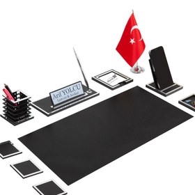 Resim Makroofis Asel Sümen Takımı 10 Parça Siyah Full Set 