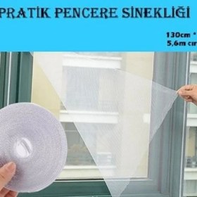 Resim Durbuldum Ayarlanabilir Pratik Pencere Sinekliği 