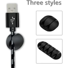 Resim Epazzar Çok Amaçlı Kablo Tutucu Yapışkanlı Organizer Düzenleyici 16 Parça Set Kolay Kullanımlı 