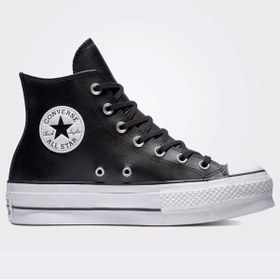 Resim Converse Chuck Taylor All Star Lift Kadın Siyah Ayakkabı 561675c-001 