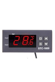 Resim STC -1000t 220v 10a Özel Üretim Dijital Termostat+yedek Prob 