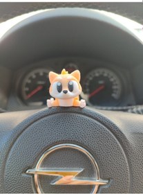 Resim Sevimli Köpek Shiba Torpido Süsü Aksesuarı Dikiz Ayna Süsü 