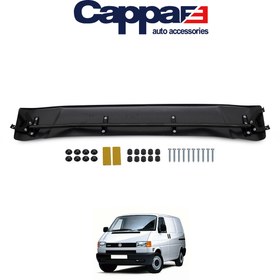 Resim Cappafe Volkswagen T4 Transporter Ön Cam Güneşlik Siperlik Vizör Akrilik Terek Piano Black 1995-2003 