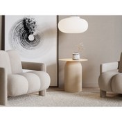 Resim Echo Furniture Laurel Tablalı Fildişi Sehpa 