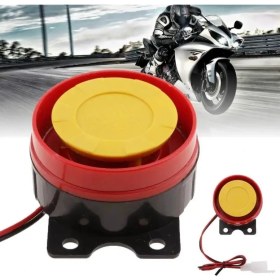 Resim Pengfushop5 Universal Araç Elektroniği Dc 12V Motosiklet&truck&auto Atv Raid Air Siren Küçük Elektrikli Kırmızı Korna Alarmı (Yurt Dışından) 