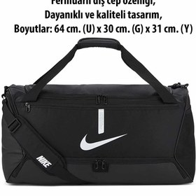 Resim Nike Spor Çantası ( M ) 60 Lt 64 Cm. (u) X 30 Cm. (g) X 31 Cm. (y) Unisex Spor Ve Seyehat Çantası Nk 