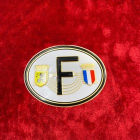 Resim Korkmaz Oto Market & Aksesuar Etiketçilere Metal Ülke Harf F 