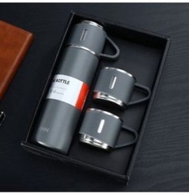 Resim OMZ 3 LİTRE 777 NOVİA TERMOS BARDAKLI TERMOS HEDİYELİ 3 L İçecek Paslanmaz Çelik Gümüş 12 saat 