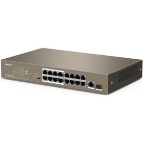 Resim Tenda Tef1118P 16 150W 16Port 10/100 Poe Switch 